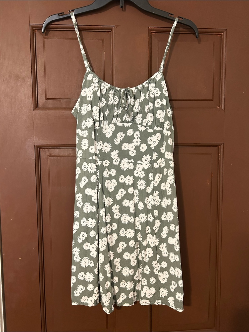 Aeropostale Green Floral Mini Dress